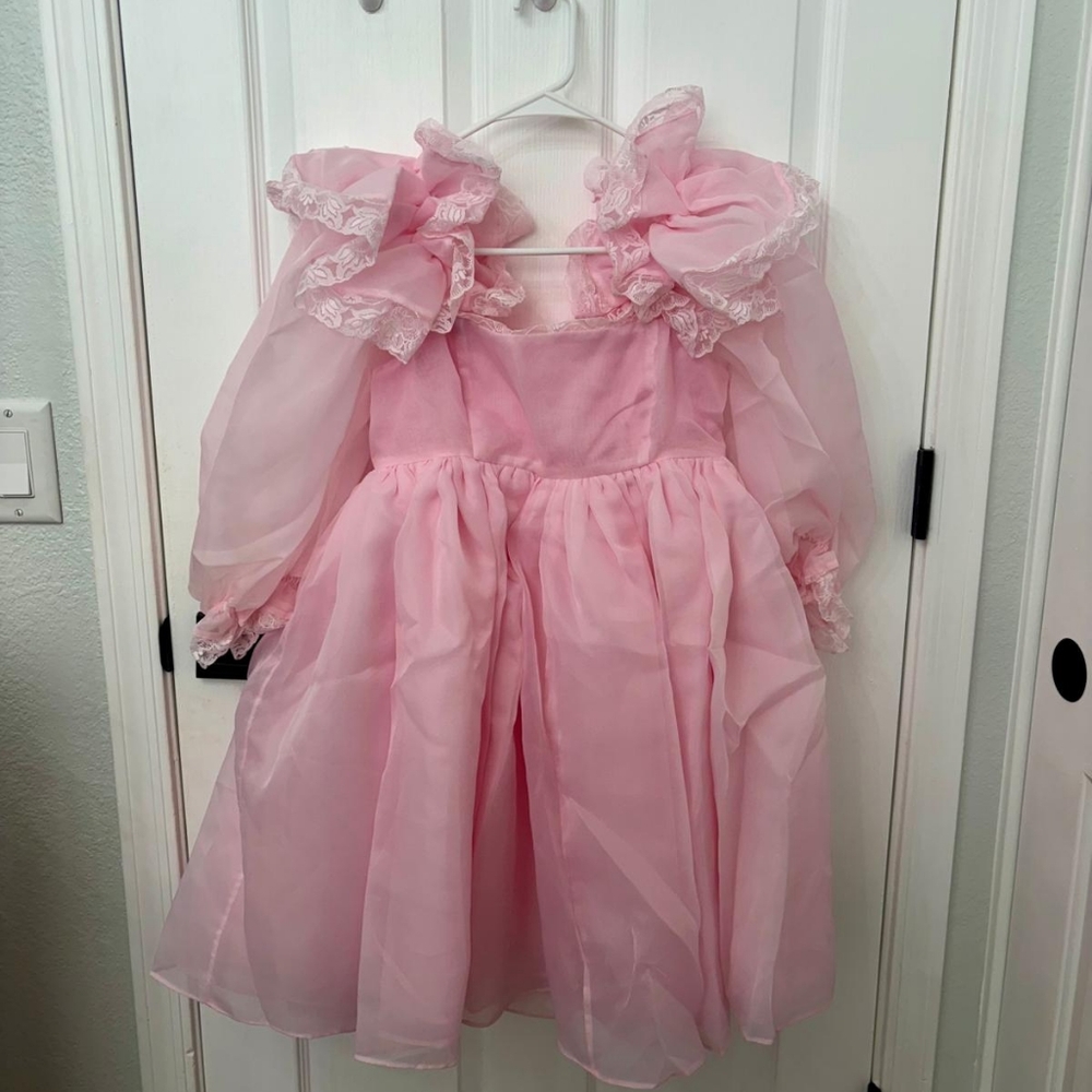 Selkie Pink Puff Dress